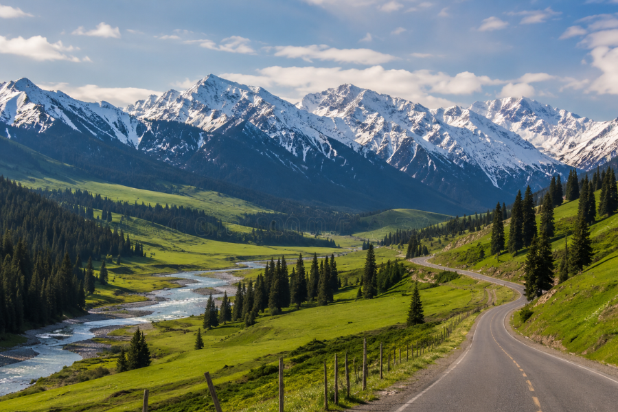 Tangbula Grassland travel guide with alpine meadows and snow mountains in Xinjiang