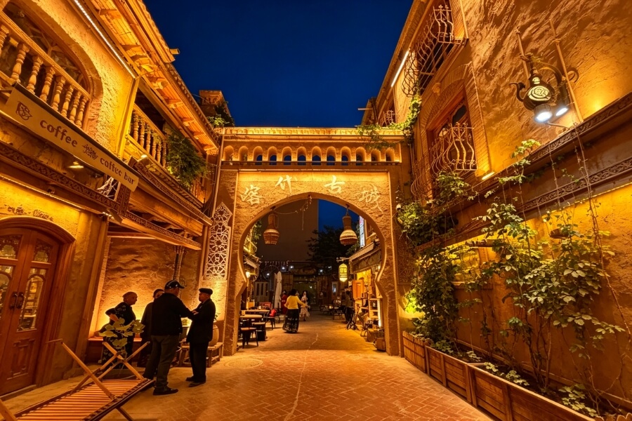 Kashgar Old City during Mid-Autumn Festival in Xinjiang Kashgar Old City during Mid-Autumn Festival in Xinjiang