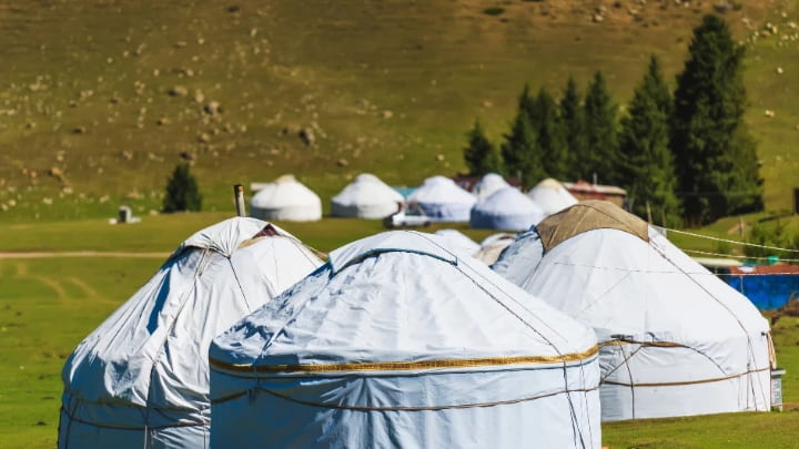 Traditional Kazakh yurt stay in Xinjiang grasslands